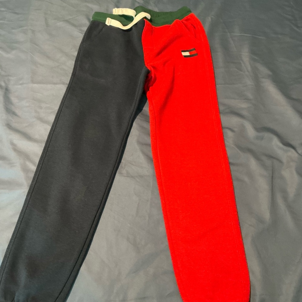 Tommy Hilfiger Kids Red and Black Sweatpants